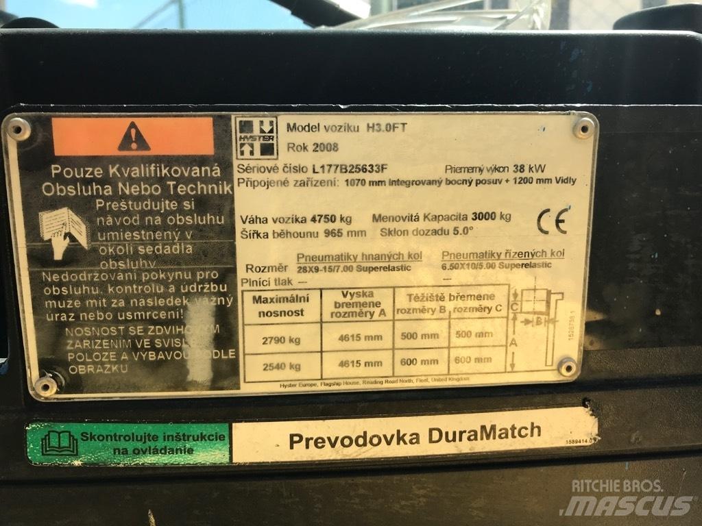 Hyster H 3.00 FT Gaasitõstukid