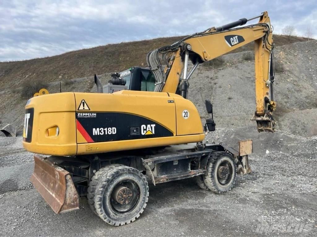 CAT M318D Ratasekskavaatorid