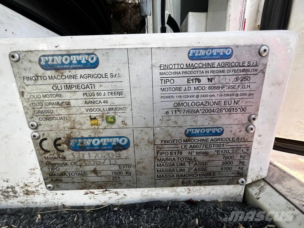  Finotto E170 Väetisekülvikud pihustiga
