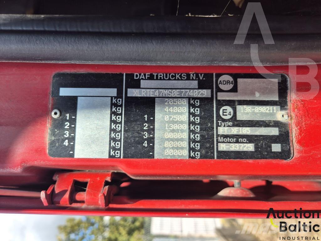 DAF FT XF105.460 Sadulveokid