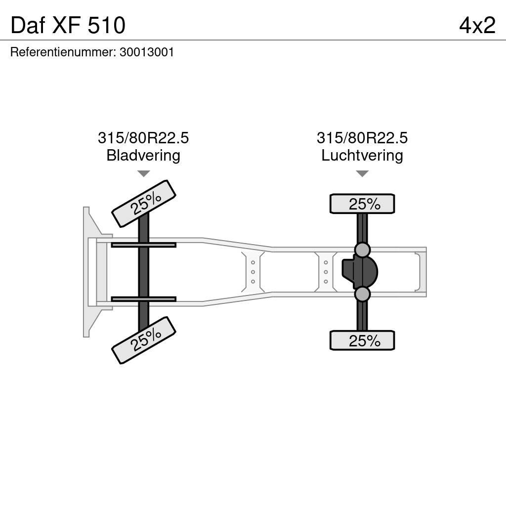 DAF XF 510 Sadulveokid