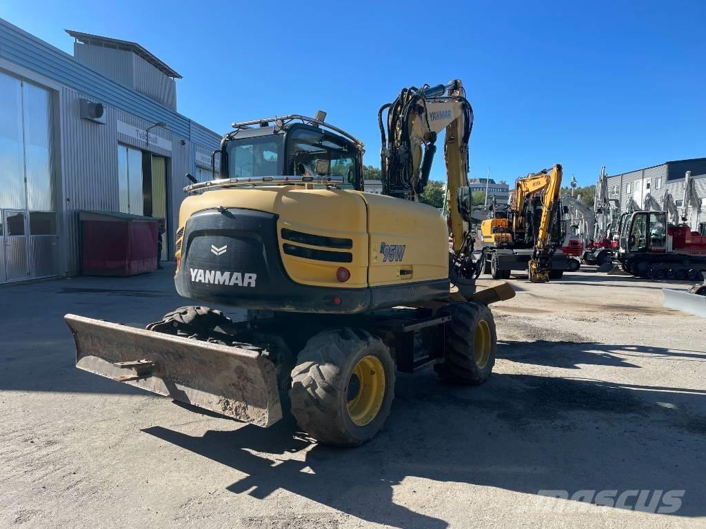Yanmar B 95 W Ratasekskavaatorid