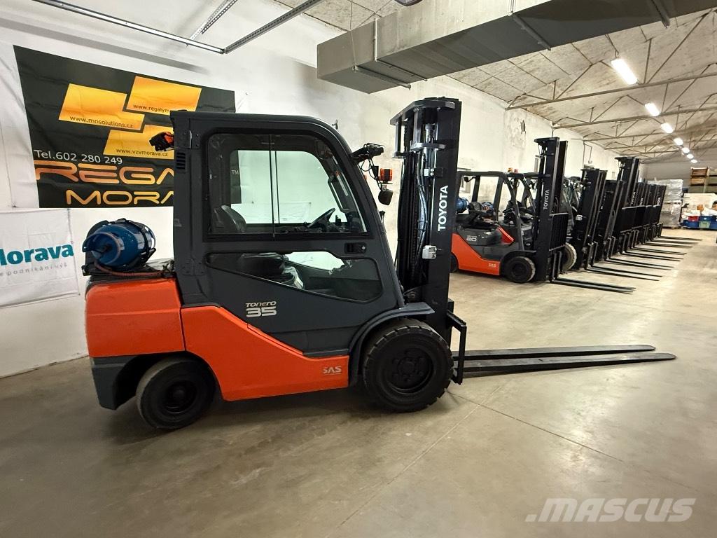 Toyota 02-8 FGJF 35 Gaasitõstukid