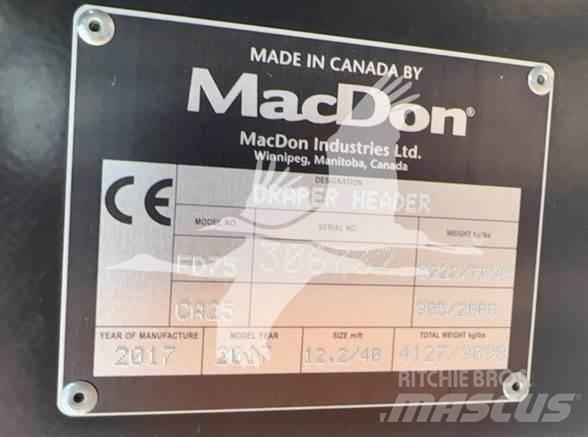 MAC DON FD75S Kombainide heedrid