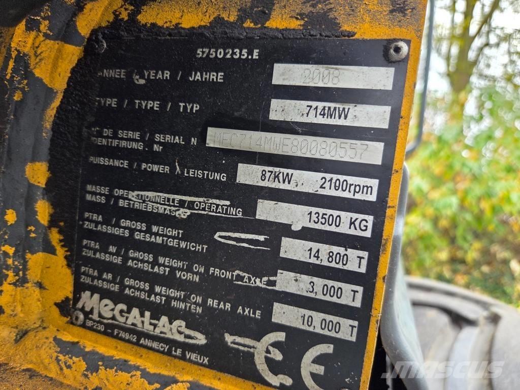 Mecalac 714 MW Ratasekskavaatorid