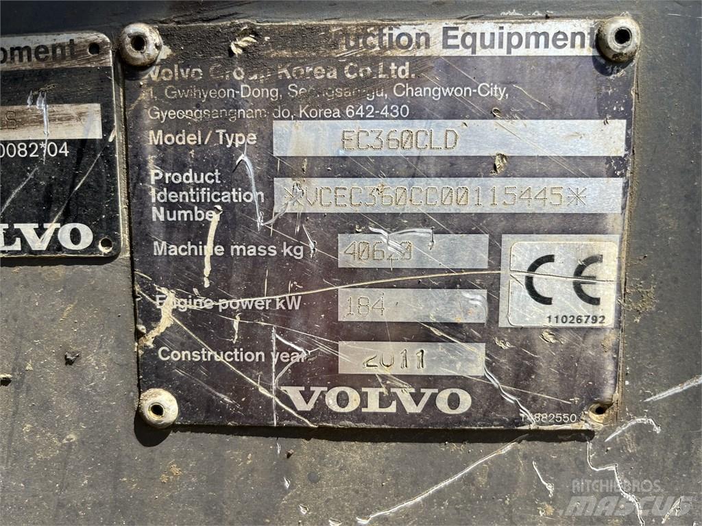 Volvo EC 360 C LD Roomikekskavaatorid