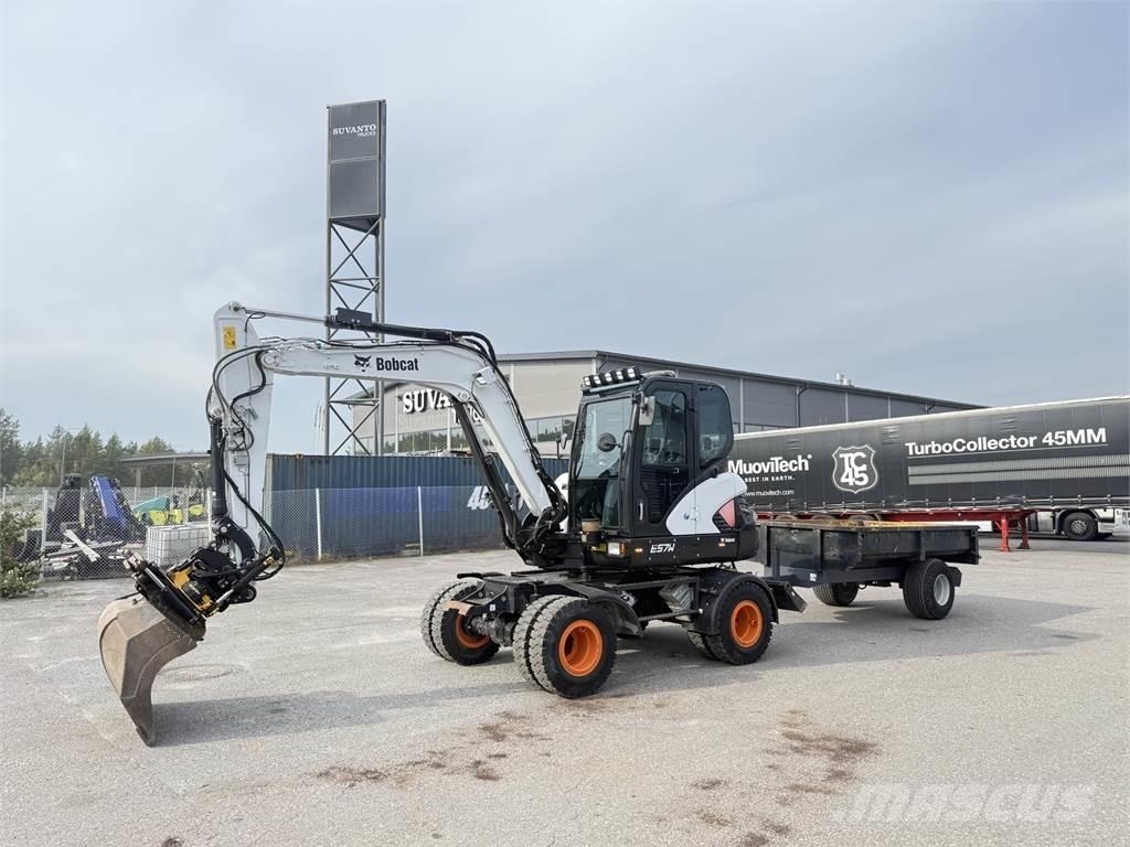 Bobcat E57W Ratasekskavaatorid