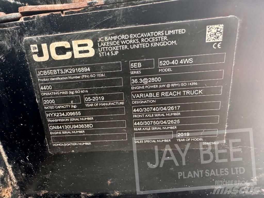 JCB 520-40 Teleskooplaadurid