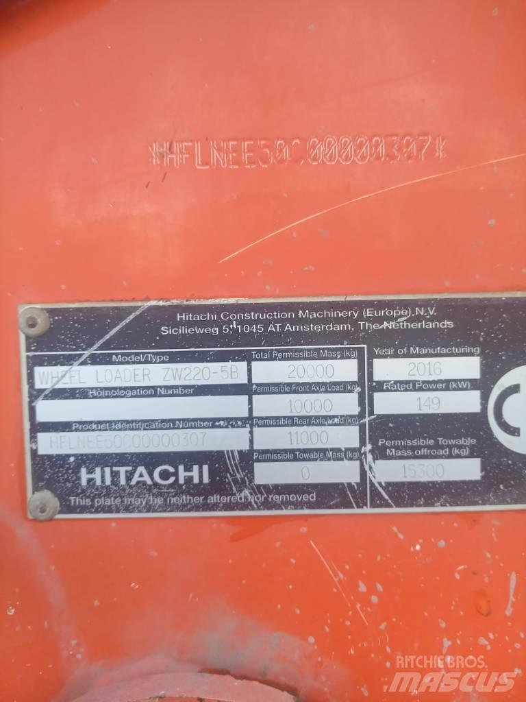 Hitachi ZW 220-6 Ratasekskavaatorid