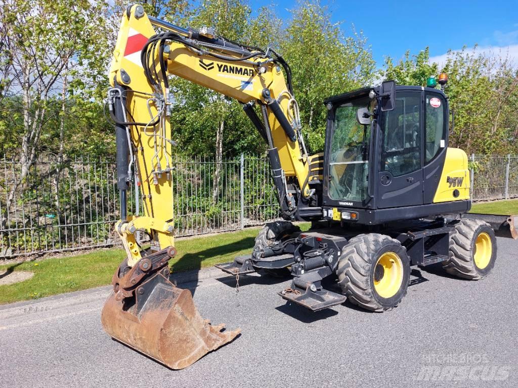 Yanmar B95W Ratasekskavaatorid