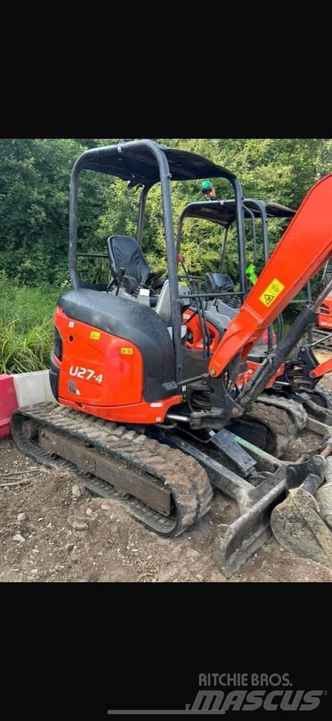 Kubota U 27-4 Miniekskavaatorid < 7 t