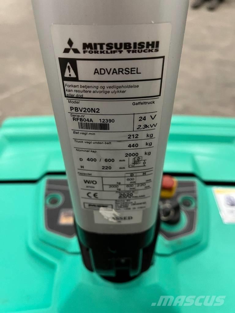 Mitsubishi PBV20N2 Järelkäidavad virnastajad