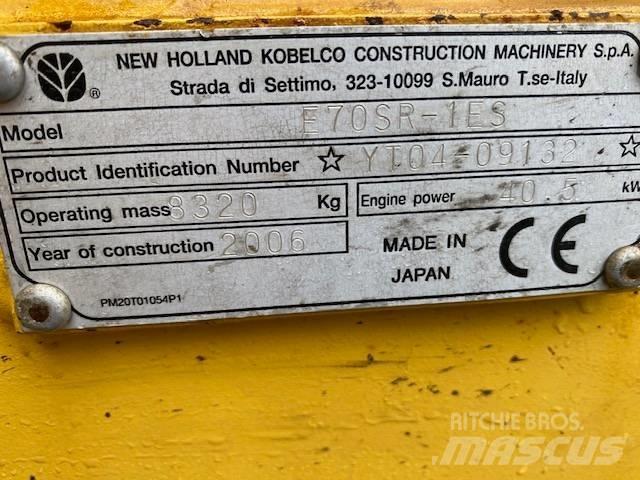 New Holland E 70 SR Väikeekskavaatorid 7t-12t