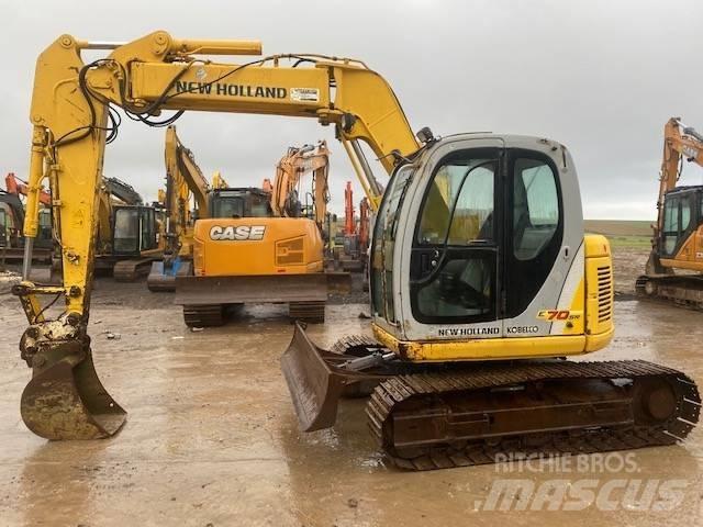 New Holland E 70 SR Väikeekskavaatorid 7t-12t