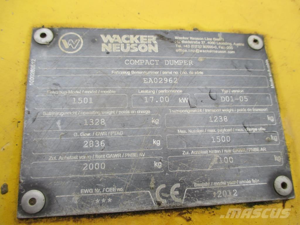 Wacker Neuson 1501 Väikekallurid