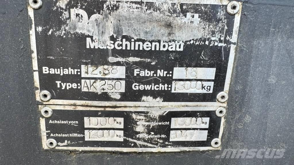 Doppstadt AK 250 Prügipurustajad