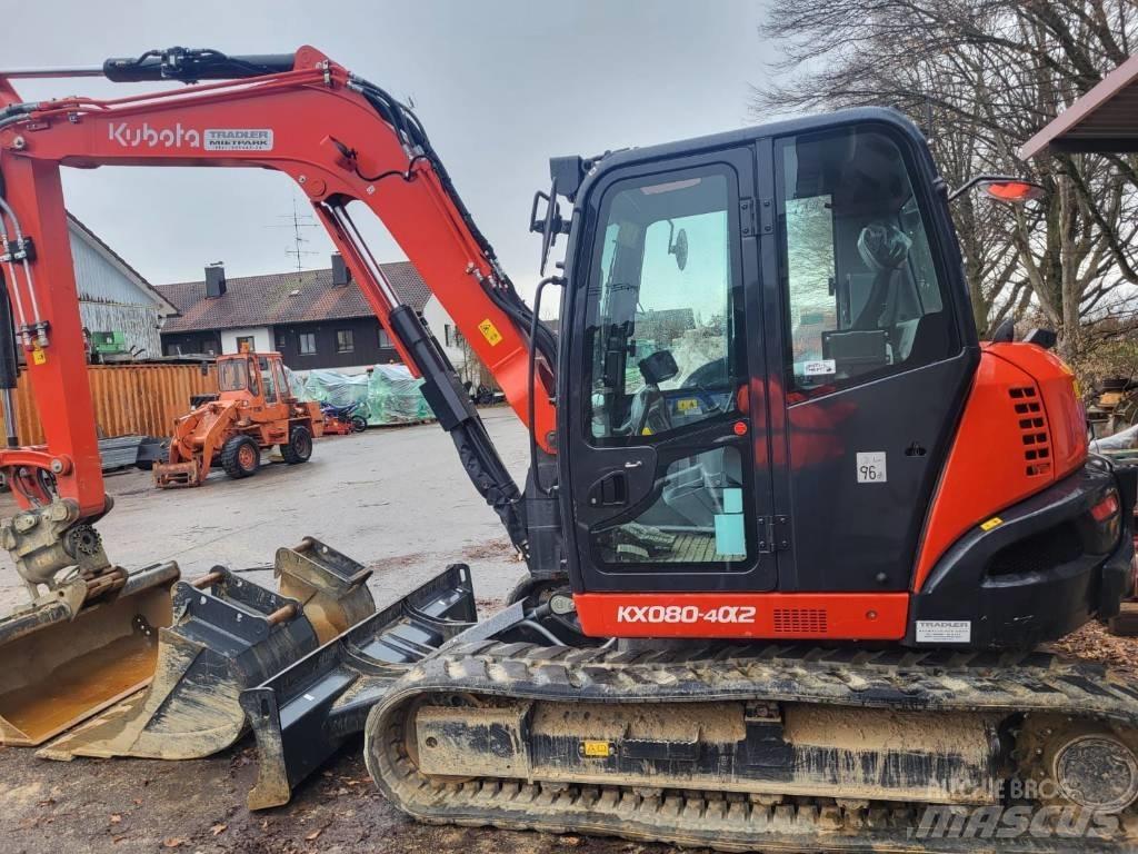 Kubota KX 080-4 Miniekskavaatorid < 7 t