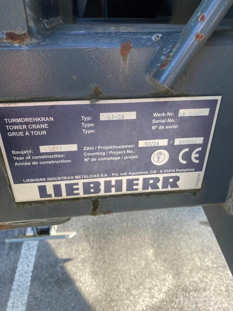 Liebherr L1-24 Tornkraanad