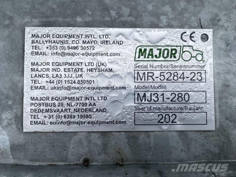 Major MJ 30 280 Karjamaade niidukid / pealselõikurid