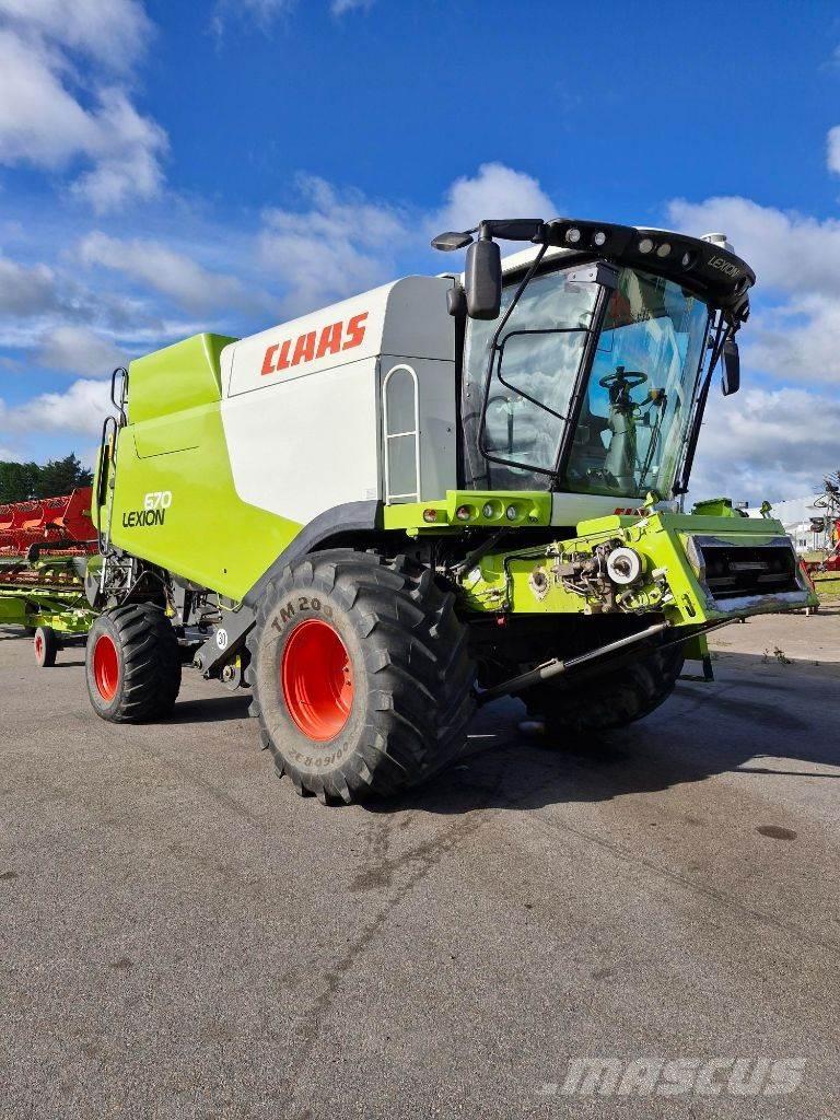 CLAAS Lexion 670 Teraviljakombainid