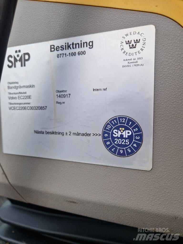 Volvo EC220EL Roomikekskavaatorid