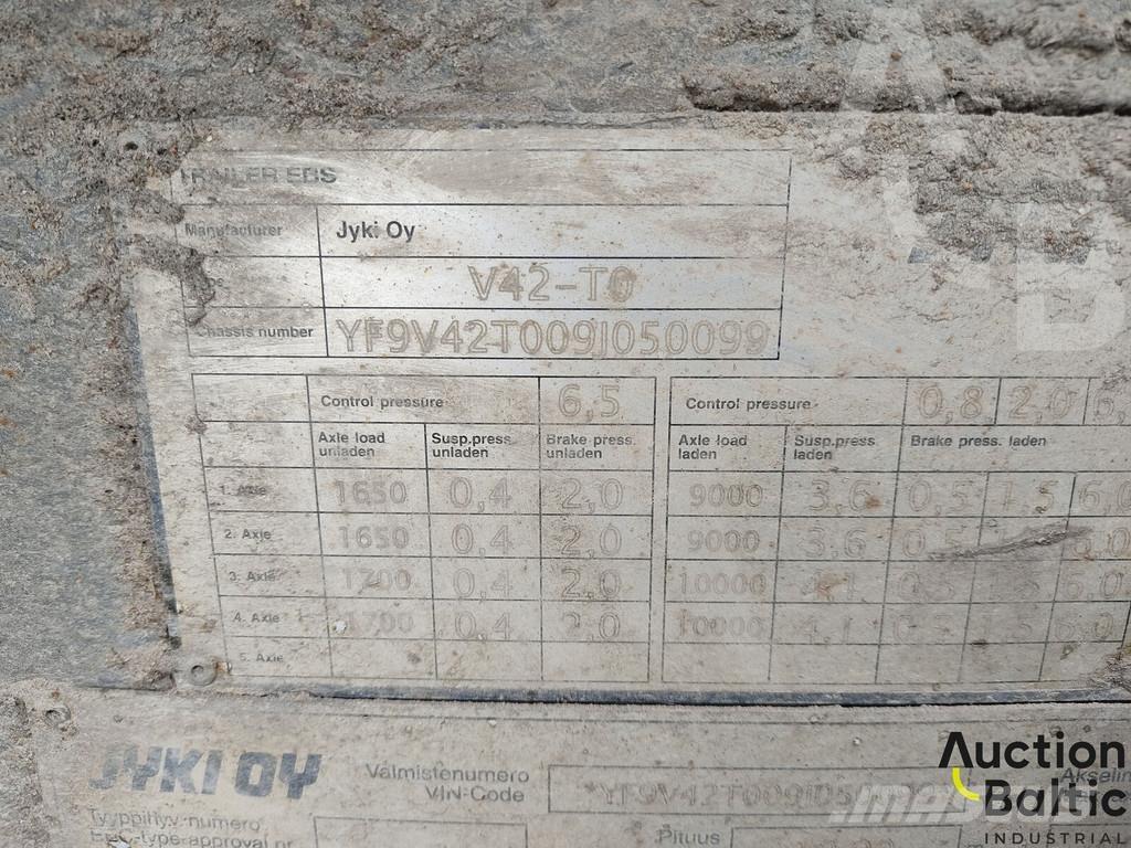 Jyki V 42 T0 Tentpoolhaagised