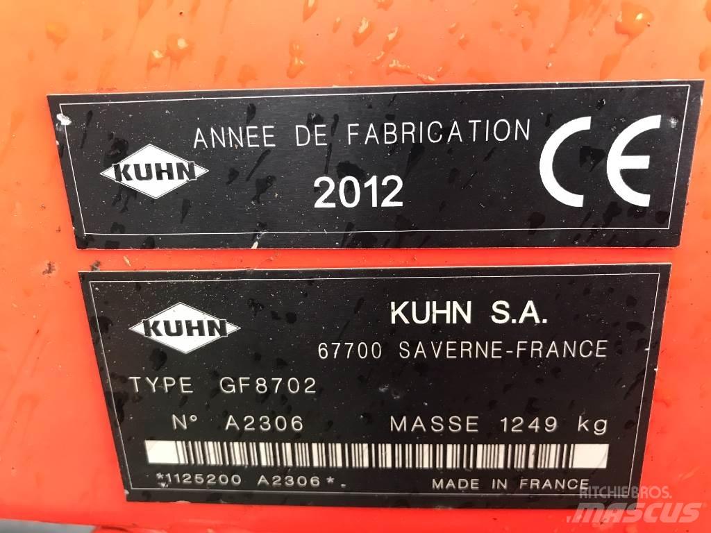 Kuhn GF 8702 Vaalutid ja kaarutid