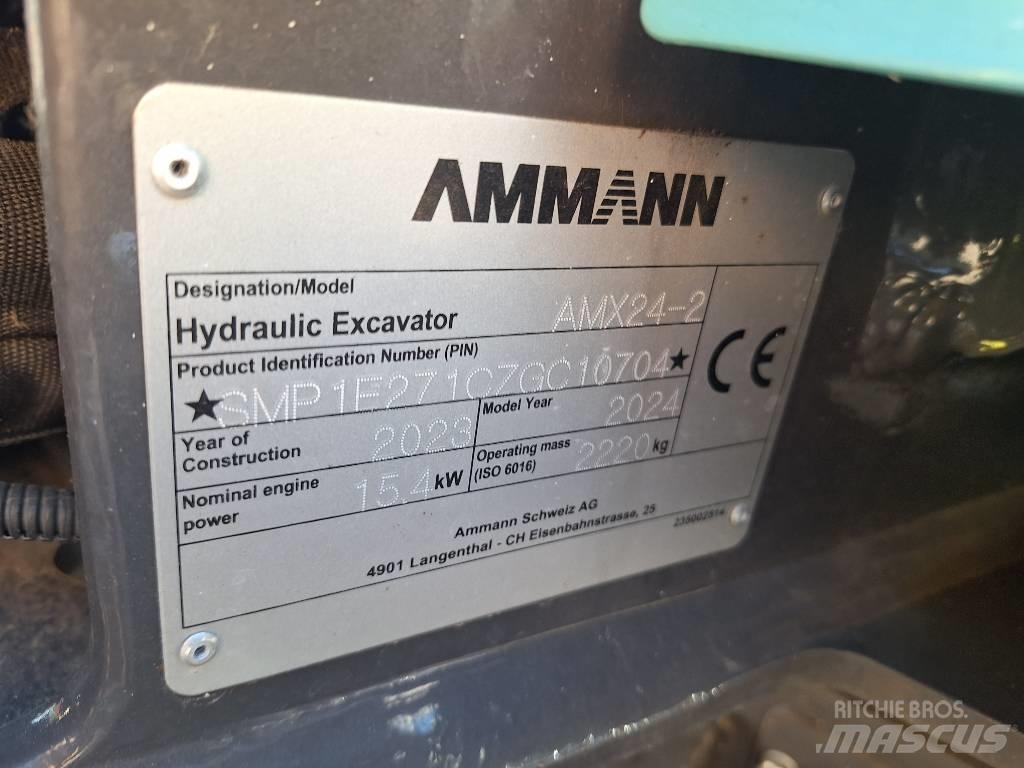 Ammann AMX24-2 Miniekskavaatorid < 7 t