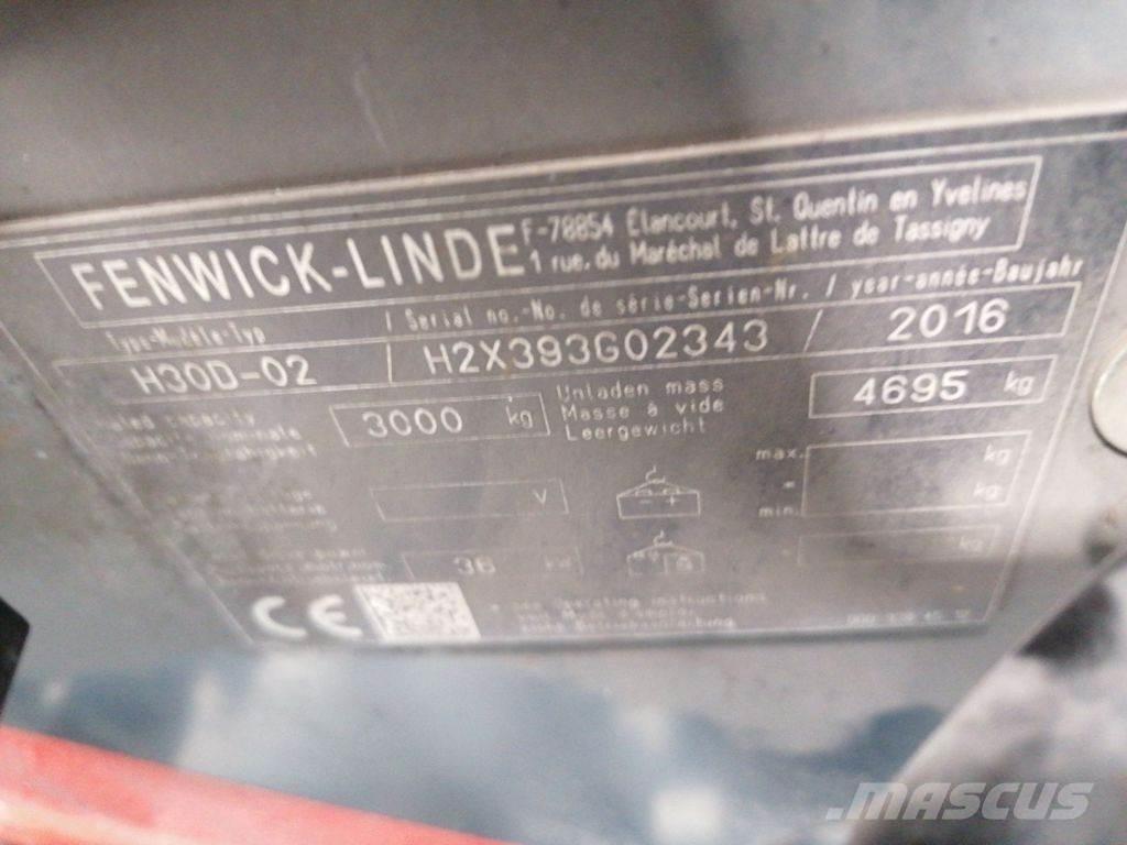 Linde H30D-02 Diiseltõstukid