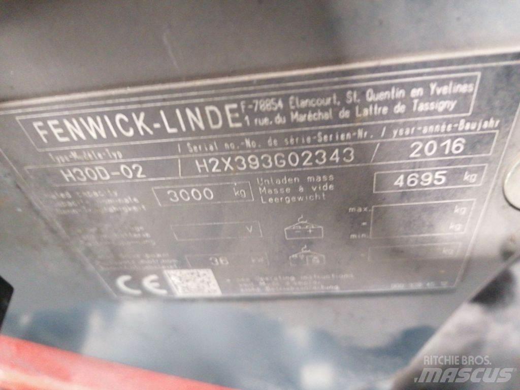 Linde H30D-02 Diiseltõstukid