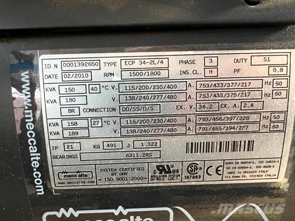  Mecc alte 85-300 KVA Muud generaatorid