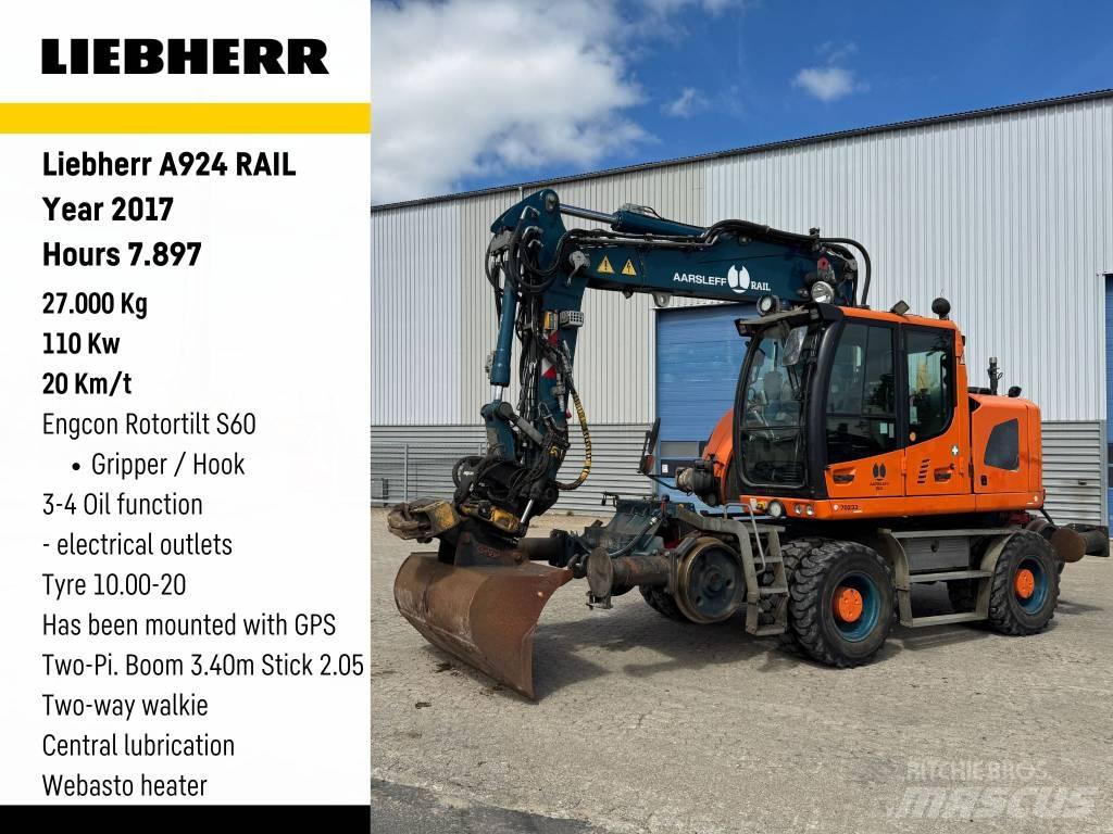 Liebherr A 924 Rail Ratasekskavaatorid