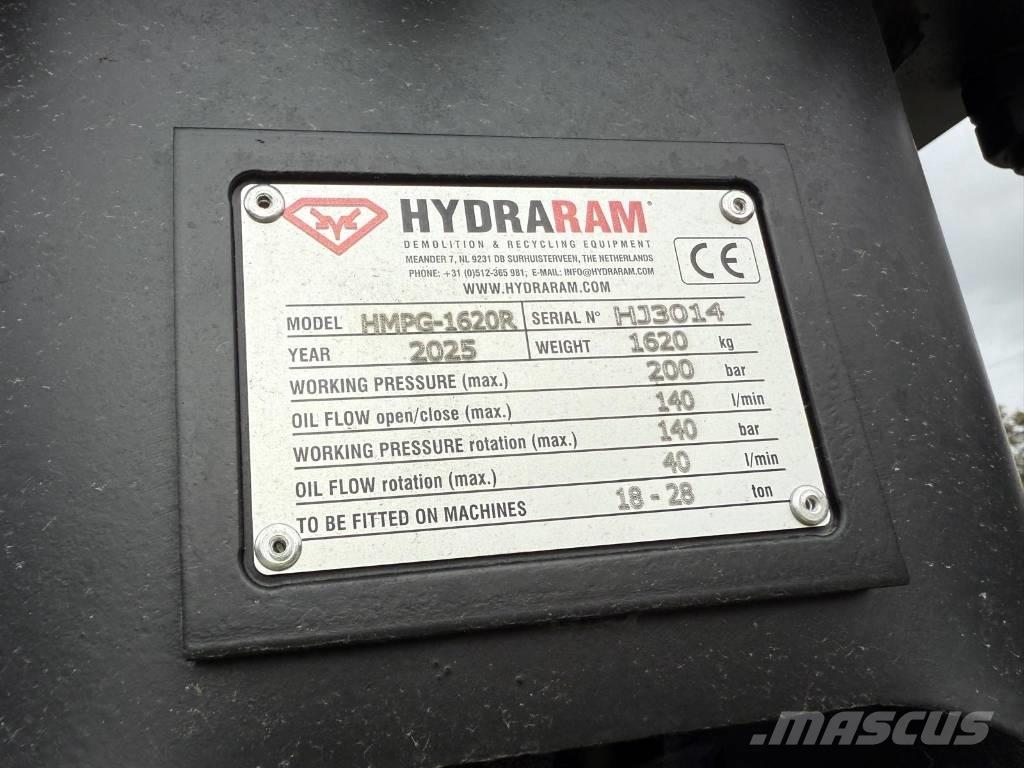 Hydraram HMPG-1620R Haaratsid