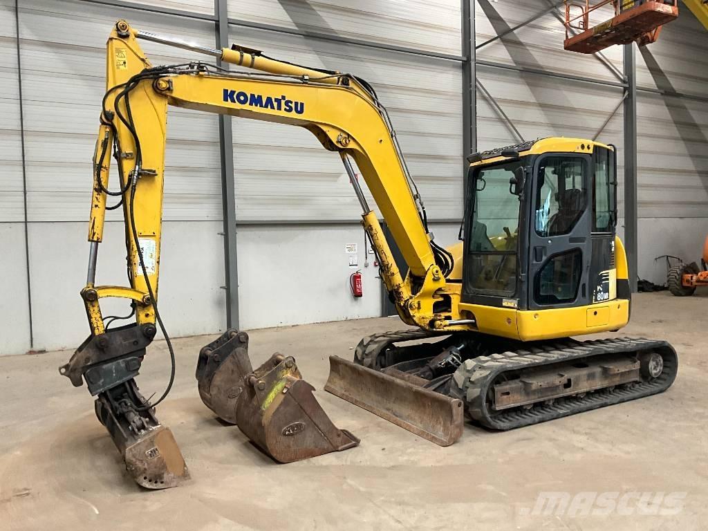 Komatsu PC 80 MR-3 Väikeekskavaatorid 7t-12t