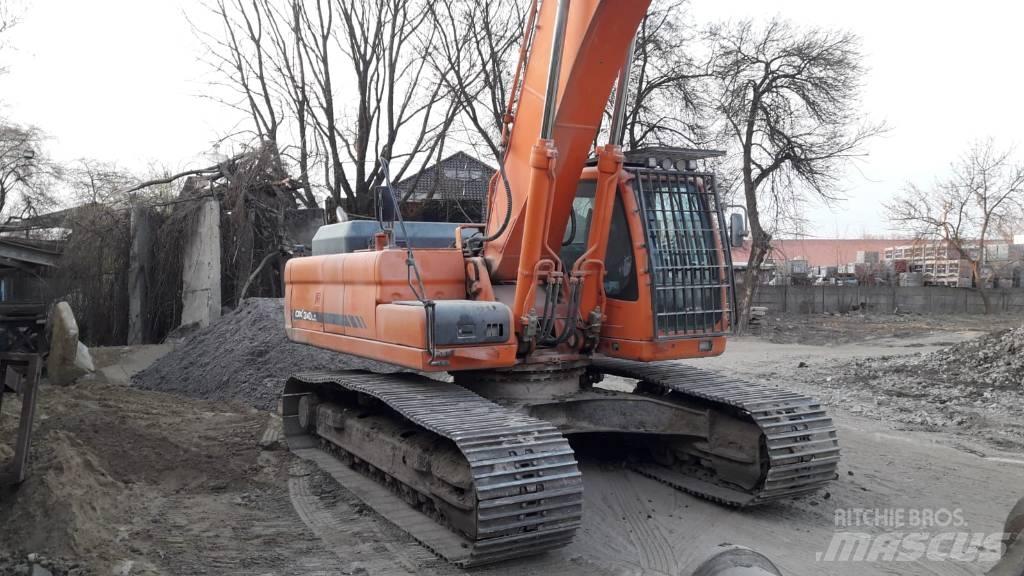 Doosan DX 340 LC Roomikekskavaatorid