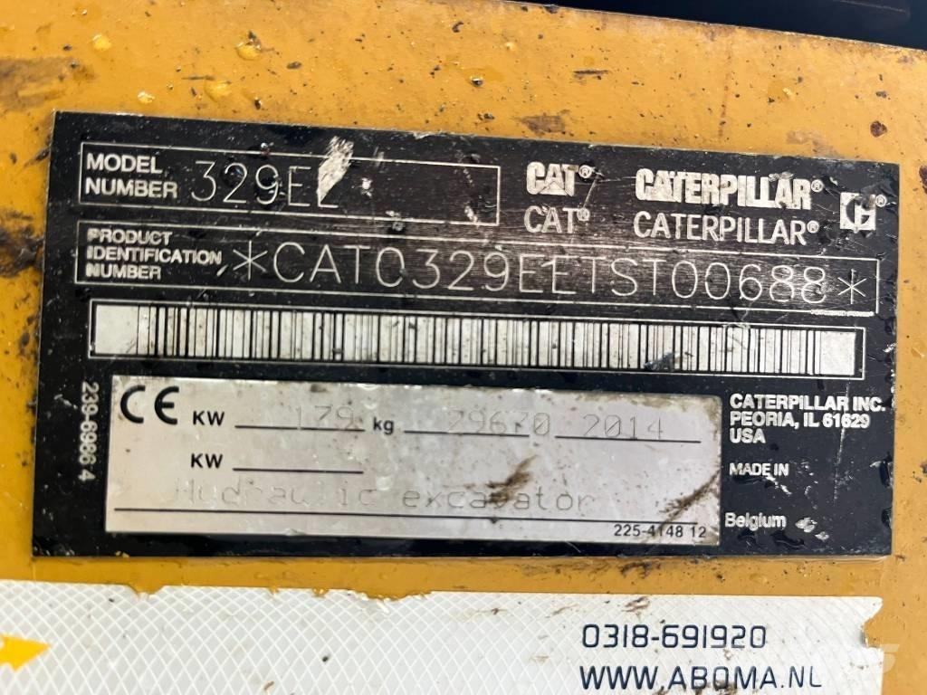 CAT 329 EL Roomikekskavaatorid