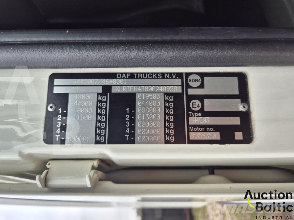 DAF XF 480 FT Sadulveokid