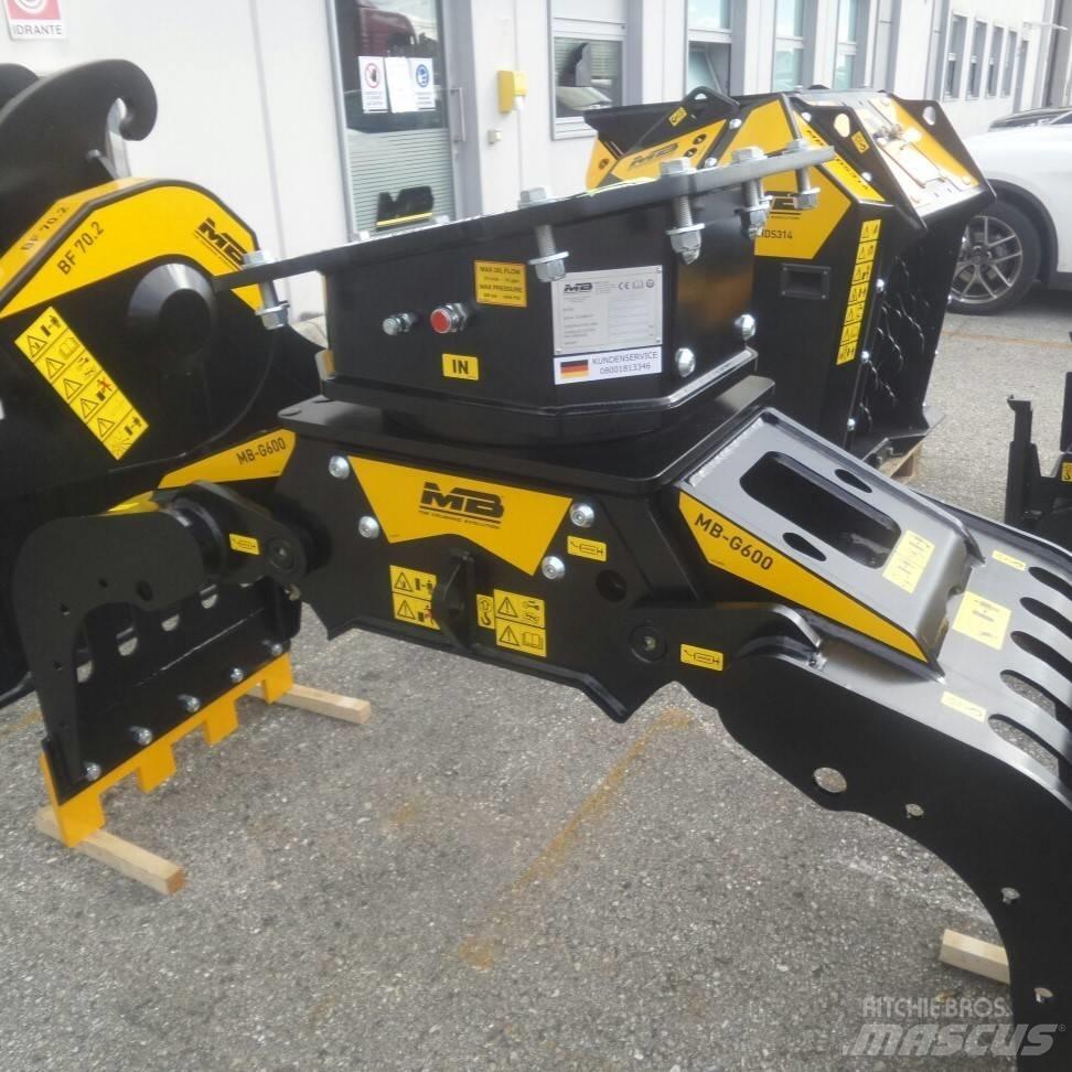 MB Crusher MB-G600 Haaratsid (greiferid)
