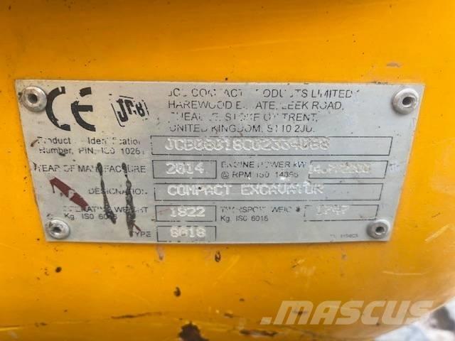 JCB 8018 CTS Miniekskavaatorid < 7 t