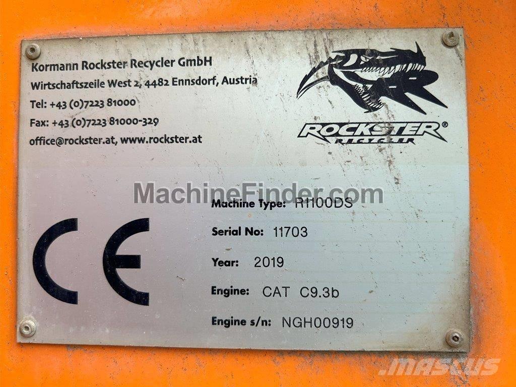 Rockster RD1100DS Iseliikuvad purustid
