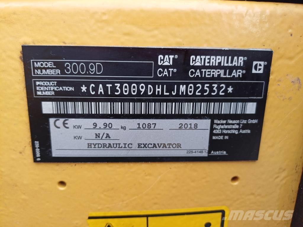 CAT 300.9D Miniekskavaatorid < 7 t