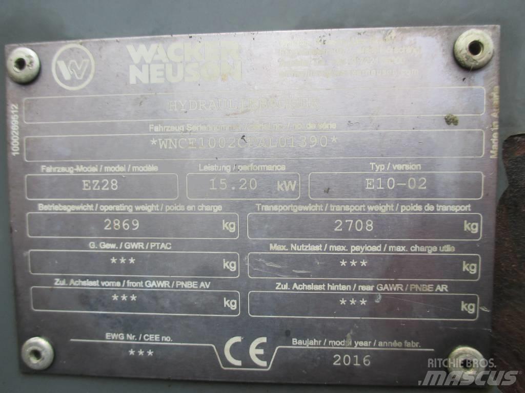 Wacker Neuson EZ 28 Miniekskavaatorid < 7 t