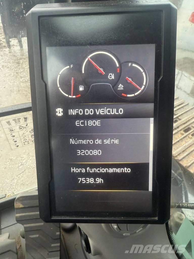 Volvo EC 180 E Roomikekskavaatorid