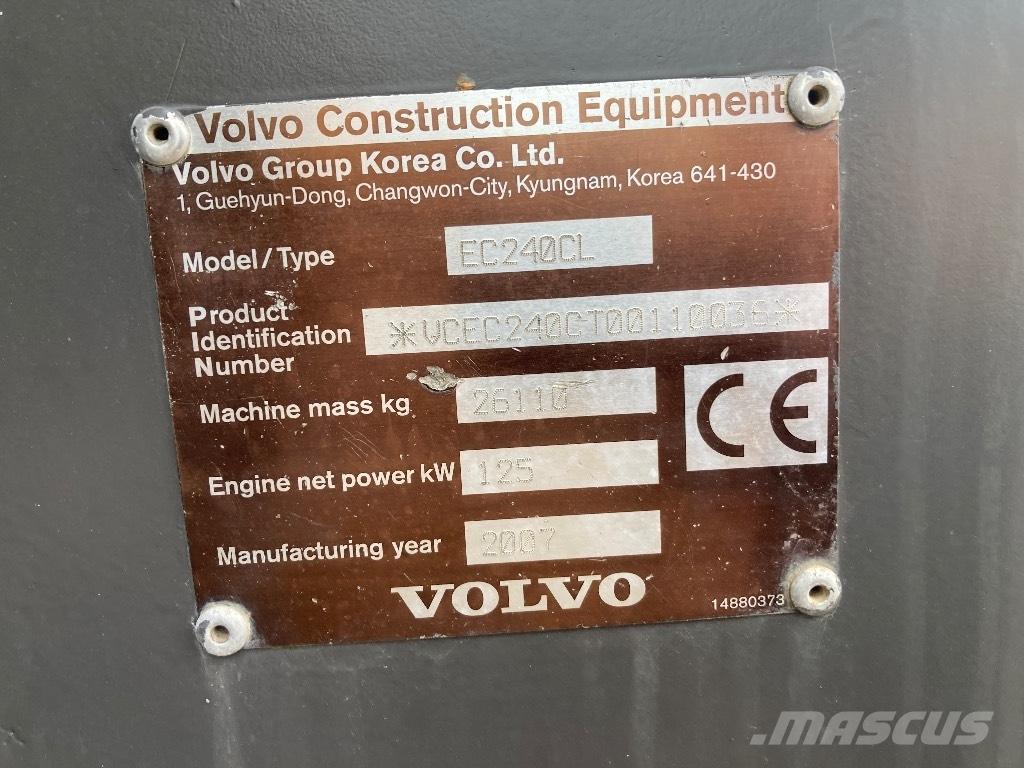 Volvo EC 240 C L Roomikekskavaatorid