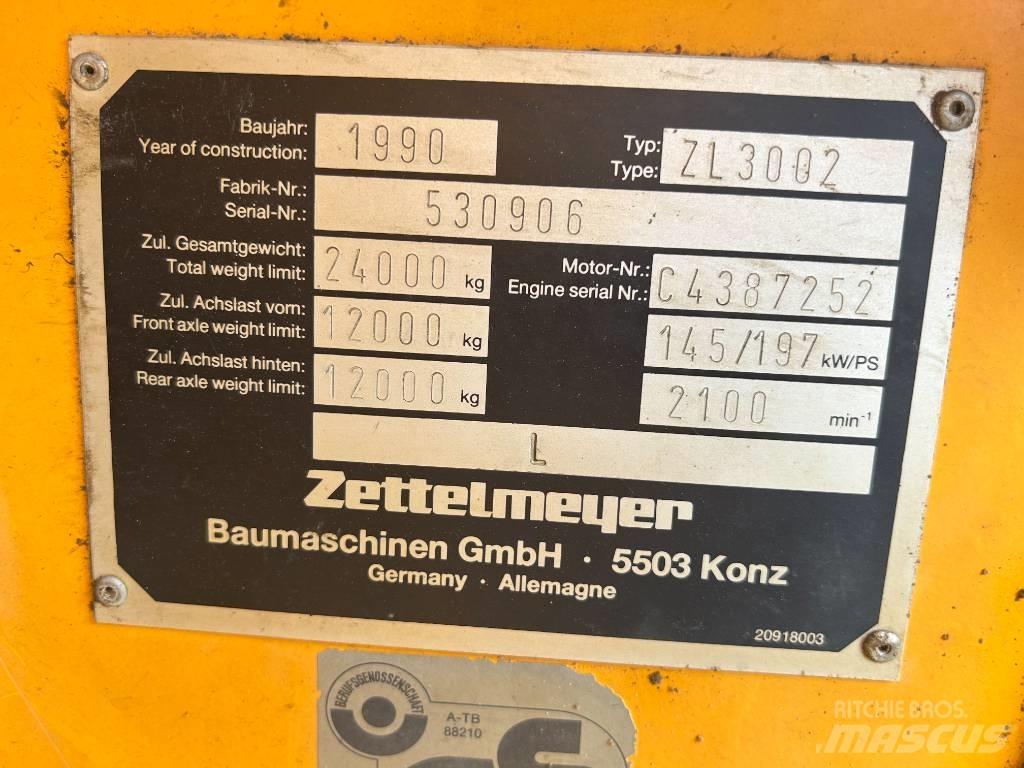 Zettelmeyer ZL 3002 Rataslaadurid