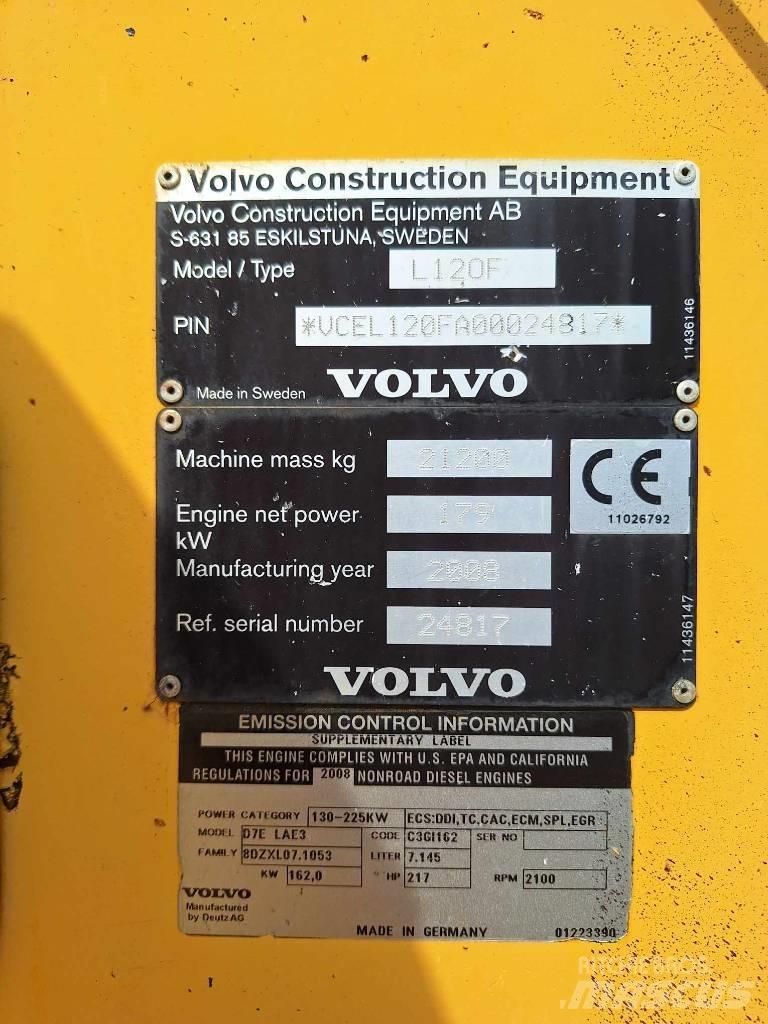 Volvo L 120 F Rataslaadurid