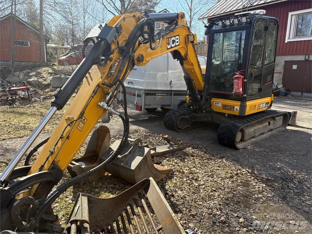 JCB 55Z-1 T3 Roomikekskavaatorid
