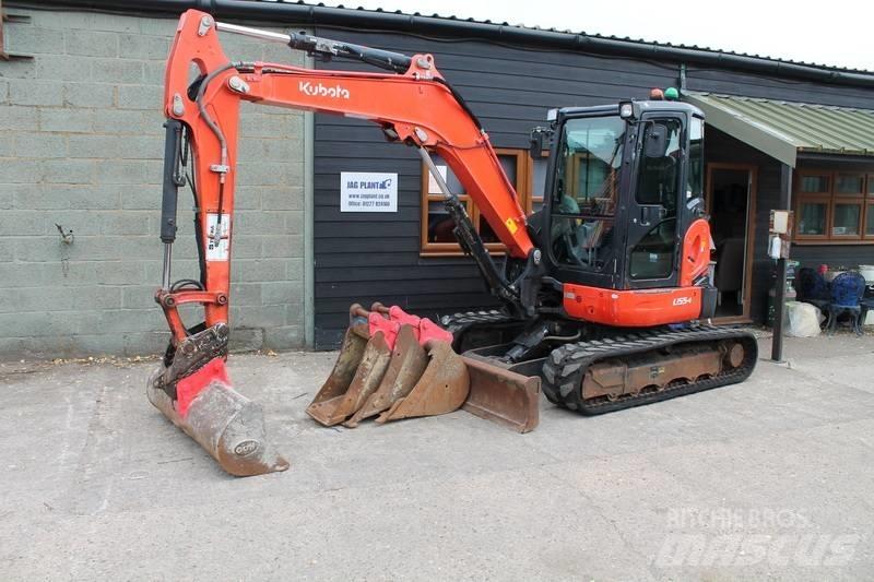 Kubota U 55-4 Miniekskavaatorid < 7 t