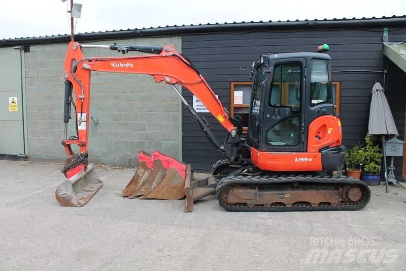 Kubota U 55-4 Miniekskavaatorid < 7 t