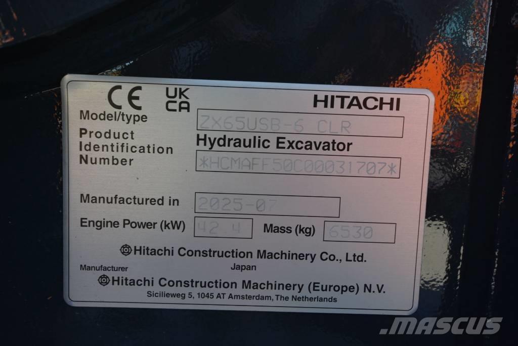 Hitachi ZX 65 USB-6 Miniekskavaatorid < 7 t